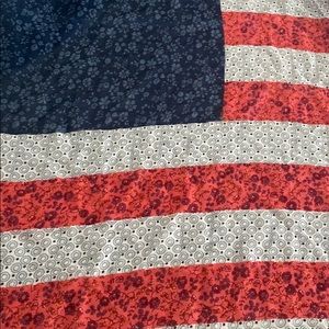 American flag pattern scarf